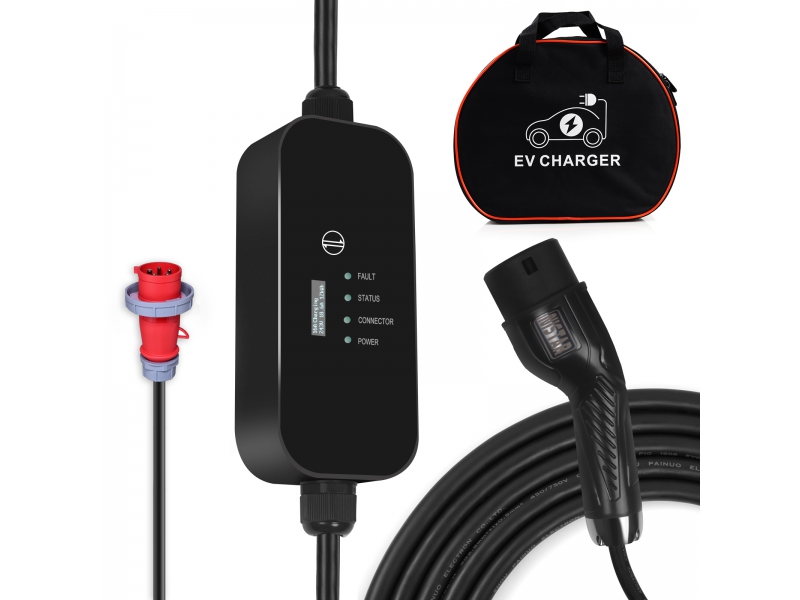 European 22kW Portable AC EV Charger
